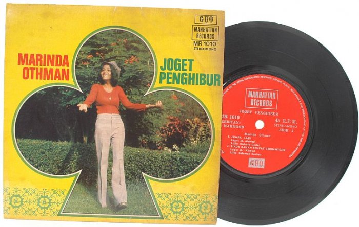 Malay 70s Pop MARINDA OTHMAN Joget Penghibur 7" PS EP