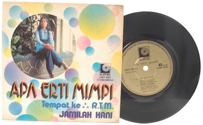Malay 70s Pop JAMILAH HANI Erti Mimpi 7" 45 RPM PS