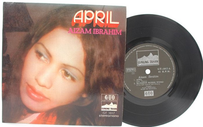 Malay 70s Pop AIZAM IBRAHIM April 7" PS EP