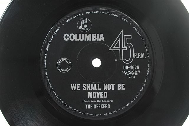 THE SEEKERS Carnival Is Over AUSSIE OZ 7" 45 RPM