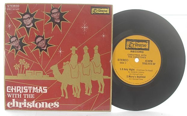 CHRISTONES Asian Evangelical Ban CHRISTMAS EP 7" 45 RPM