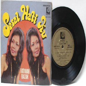 Malay 70s Pop FATIMAH RAZAK Sesah Hati Ku 7" PS EP