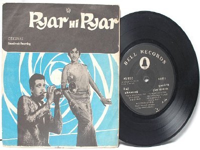 BOLLYWOOD INDIAN Pyar Hi Pyar MOHD. RAFI 7" 45 RPM EP
