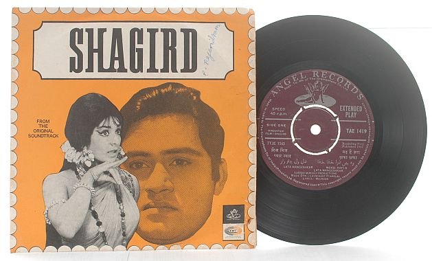 BOLLYWOOD Shagird EMI IndiaMOHD RAFI 7" 45 RPM 1967