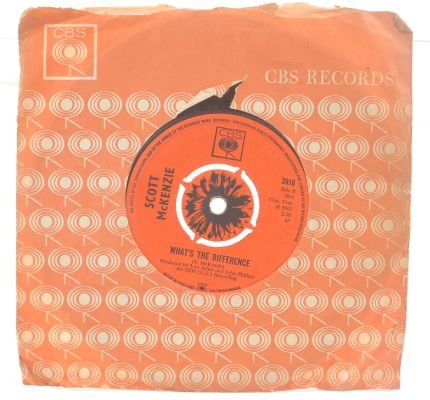 SCOTT McKENZIE San Francisco 7" CBS UK 45 RPM