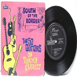 TOMMY GARRETT South Of Border INDIA Australia OZ 7" 45 RPM PS EP