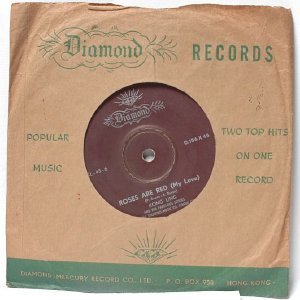Asia 60s Band FABULOUS ECHOES Feat KONG LING South Pacific Twist 7" 45 RPM