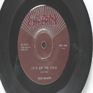 RICK NELSON I Need You IMPERIAL International ASIA 7" 45 RPM