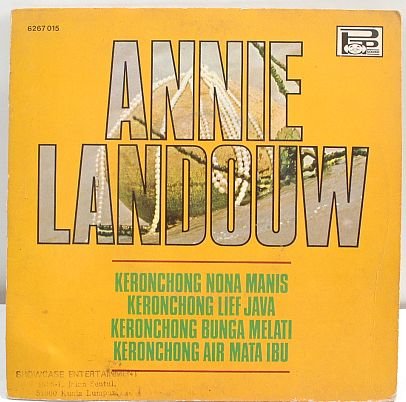 ANNE LANDOUW Keronchong INDON 1960s 7" EP 45 Rpm