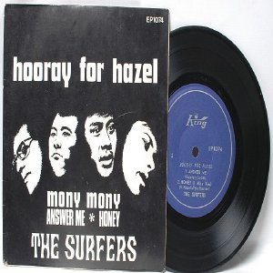 THE SURFERS Hooray For Hazel ASIAn 60s BAND 7" 45 RPM PS EP