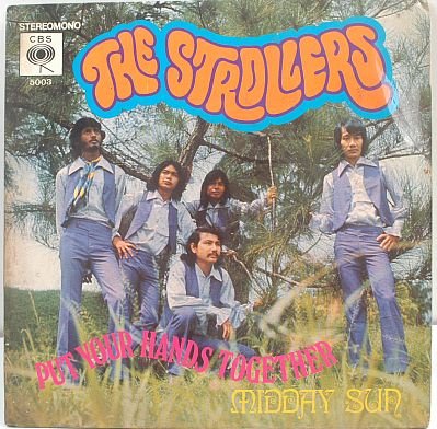 THE STROLLERS Midday Sun ASIA 60s PSYCH BAND 7"