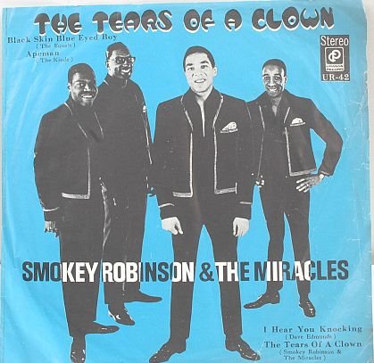 SMOKEY ROBINSON & MIRACLES Clown ASIA 7" Pic sleeve EP