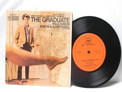SIMON AND GARFUNKEL The Graduate INTERNATIONAL CBS 7" 45 RPM PS EP