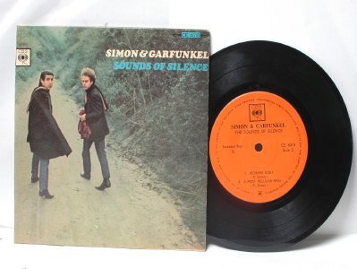 SIMON & GARFUNKEL Sounds Of Silence INTERNATIONAL CBS 7" 45 PS EP
