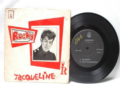 ROCKY TEOH Jacqueline ASIAN ELVIS 7" 45 RPM PS EP