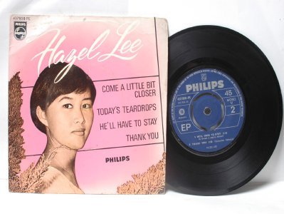Asia 60s SINGER Hazel Lee 7" 45 RPM PS EP