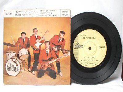 VENTURES Vol. 2 ASIA Hong Kong 7" 45 RPM PS EP