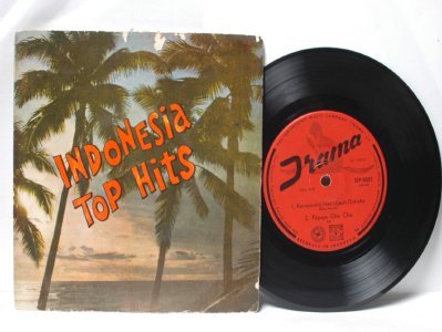 INDONESIA TOP HITS bengawan Solo 4 Track ASIA 7" 45 RPM PS EP