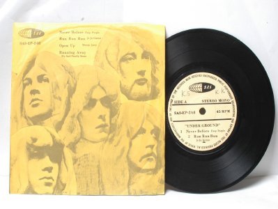 DEEP PURPLE Never Before MUNGO JERRY ASIA Malaysia 7" 45 RPM PS EP