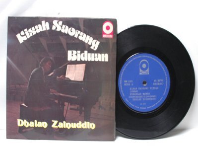 Malay 70s Pop DHALAN ZAINUDDIN Kisah Biduan 7" PS EP