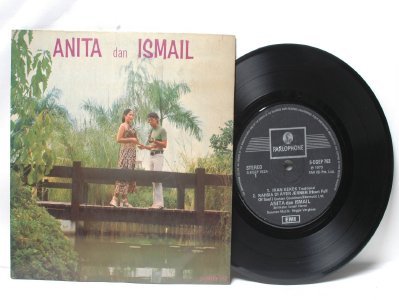 Malay 70s Pop ANITA & ISMAIL Reggie Verghese 7" PS EP