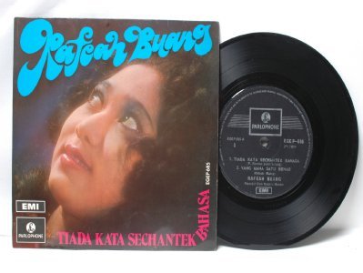 Malay 60s Pop RAFEAH BUANG Tiada Kata Sechantek ASIAN DIVA 7" PS EP
