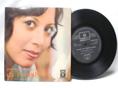 Malay 60s Pop UJI RASHID Ahmad Nawab ASIAN DIVA 7" PS EP