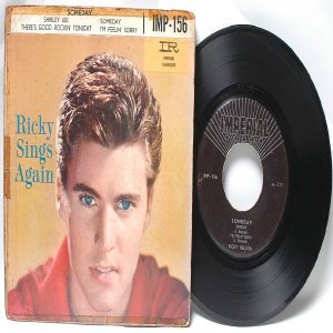 RICKY NELSON Ricky SIngs Again 7" 45 RPM PS EP IMP-156
