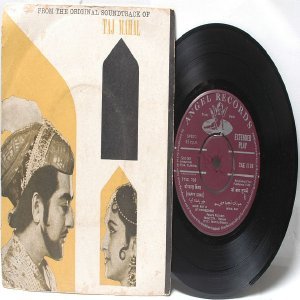 BOLLYWOOD INDIAN Taj Mahal ROSHAN Mohd. Rafi 7" 45 RPM EMI Angel EP 1963