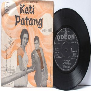 BOLLYWOOD INDIAN Kati Patang RAHUL DEV BURMAN Kishore Kumar 7" 45 RPM EMI Odeon EP 1970