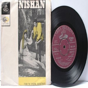 BOLLYWOOD INDIAN Nishan USHA KHANNA Asha Bhosle 7" 45 RPM Angel EP 1965