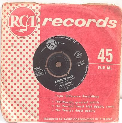 ELVIS PRESLEY Mess Of Blues AUSTRALIA 7" 45 RPM