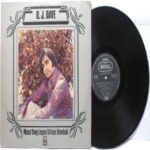 Malay 70s Pop Singer D.J. DAVE Masa yang Lepas EMI Regal LP 1975