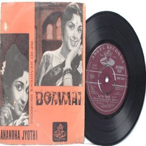 BOLLYWOOD INDIAN Anandha Jothi T.M. SOUNDARARAJAN P. Susheela 7" 45 RPM EMI Angel EP 1963