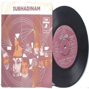 BOLLYWOOD INDIAN subhadinam K.V. MAHADEVAN P. Susheela 7" 45 RPM EMI Odeon PS EP 1969