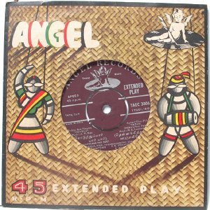 BOLLYWOOD INDIAN Manappanthal P. SUSHEELA Jikki 7" 45 RPM EMI Angel EP