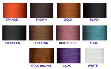 Silamide Waxed Beading Thread 50 Yards