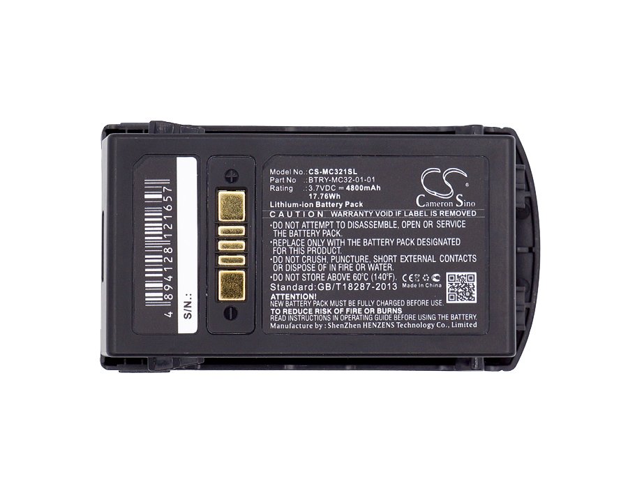 BATTERY ZEBRA BTRY MC32 01 01 BTRY MC32 52MA 01 BTRY MC33 52MA 01 FOR