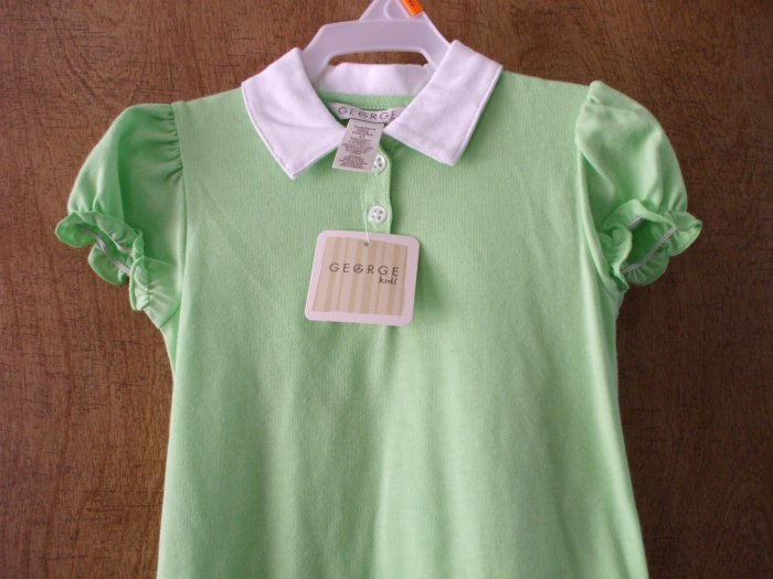 GEORGE KIDS Toddler Dress Lime Green ~ 4T ~ NWT