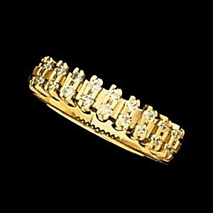 SH101 ANNIVERSARY BAND 14K Yellow .11-.28 CT TW Polished