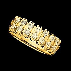 SH102 ETERNITY BAND 14K Yellow .27-.72 CT TW Polished