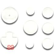 SONY PSP REPLACEMENT RUBBER BUTTONS - WHITE