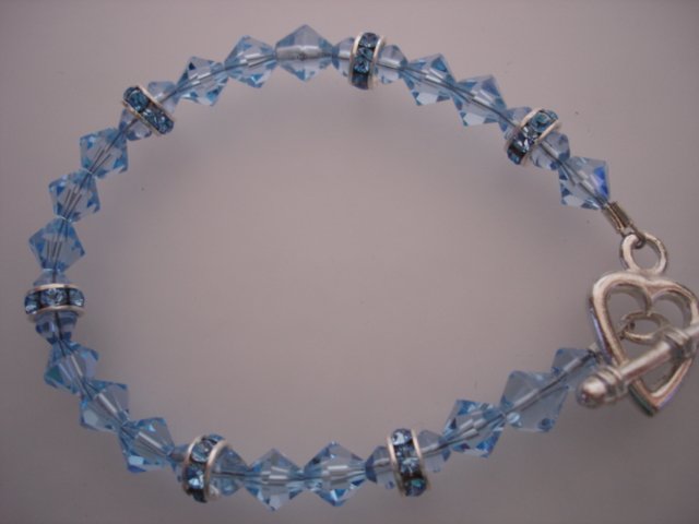 Silver/Blue Crystals