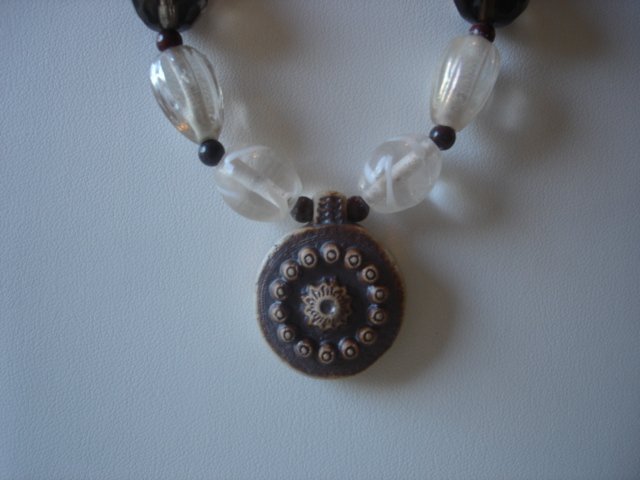 Poppy Jasper/Goldstone Gemstone Necklace