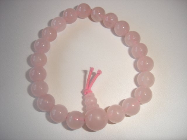 Rose Quartz Stretchy Gemstone Bracelet
