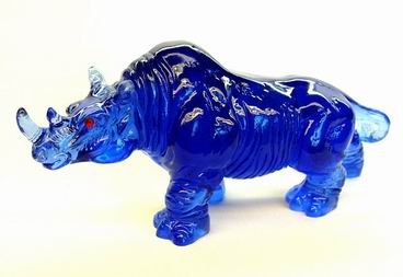 Large Blue Rhinoceros for Protection