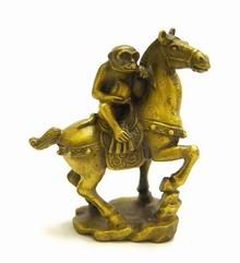 Auspicious Monkey on a Horse