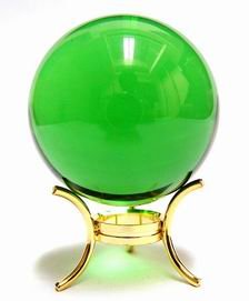 50mm Green Crystal Sphere for Growth and Expansion