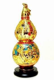 Golden Wu Lou with 8 Immortals