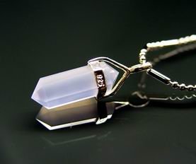 Chalcedony Point Pendant